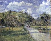 The highway Camille Pissarro